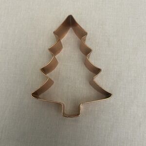 Vintage Copper Christmas Tree Cookie Cutter‎